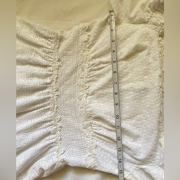 Isabel Garcia white embroidered off the shoulder maxi dress - Picture 12 of 16